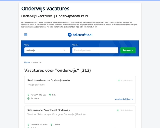 onderwijsvacature.nl Logo